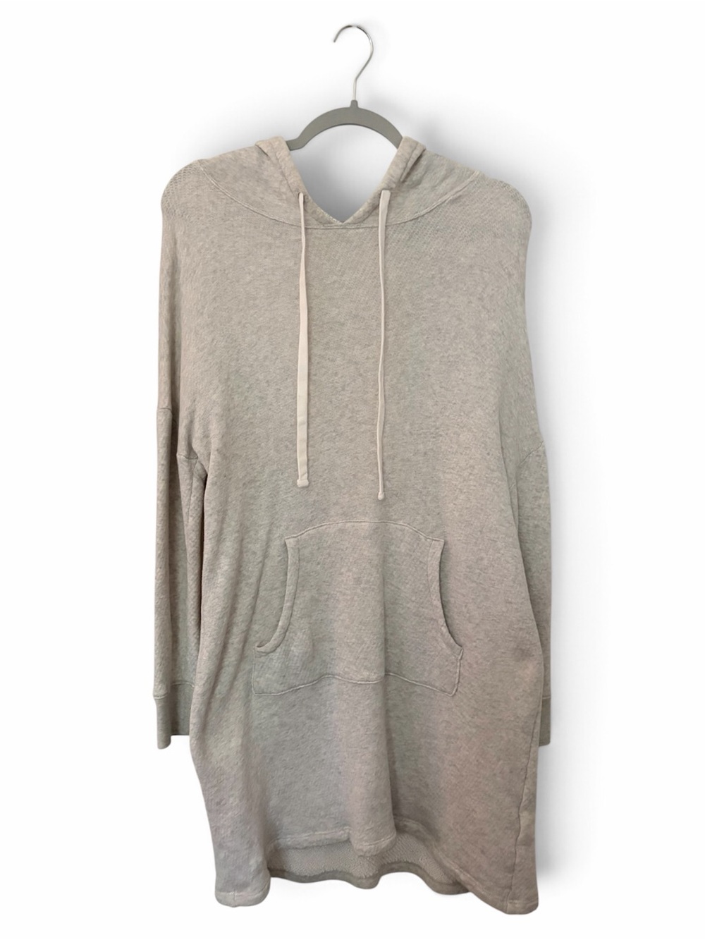 Madewell Gray Hooded Sweatshirt Dress Women’s Size Small